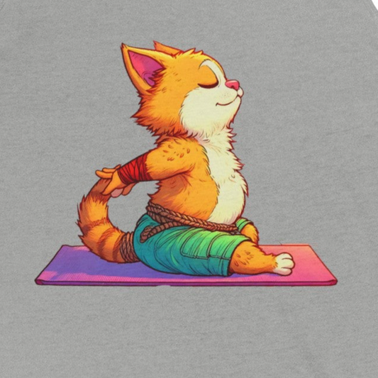 Cute Yoga Cat Tank