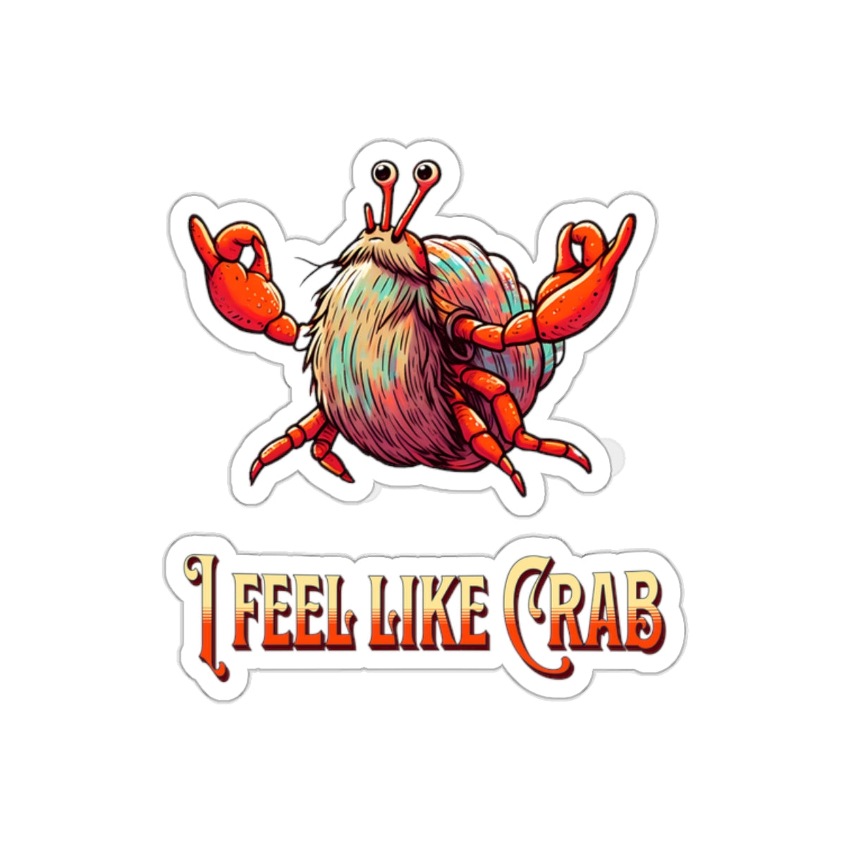 Crab Sticker