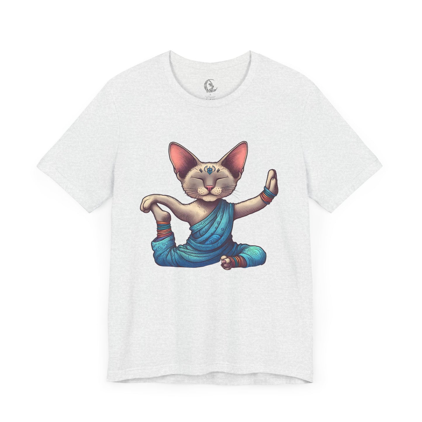 Zen Yoga Cat Sleeve Tee