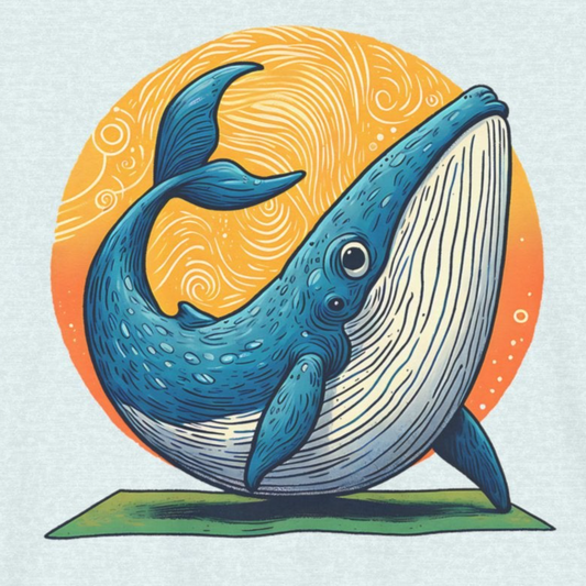 Whale Asana Tee