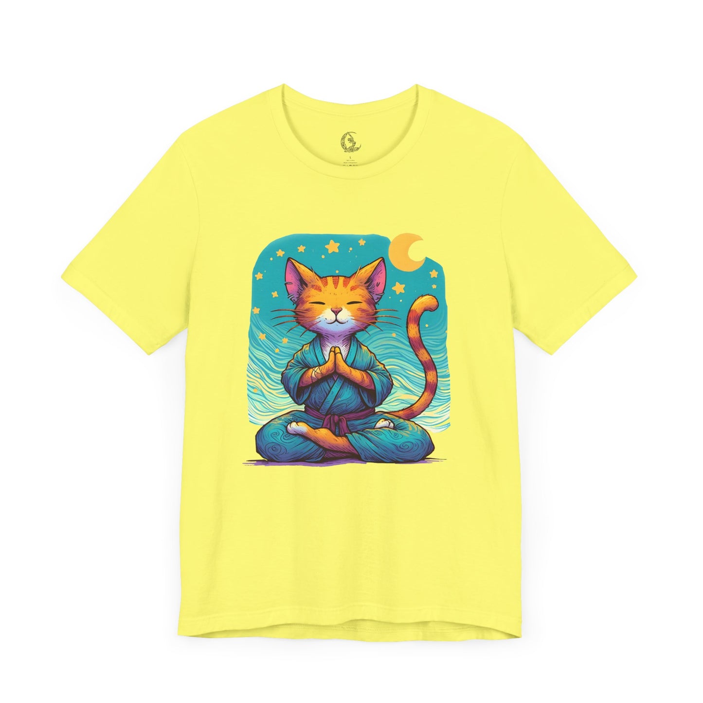 Cute Cat Meditation Tee