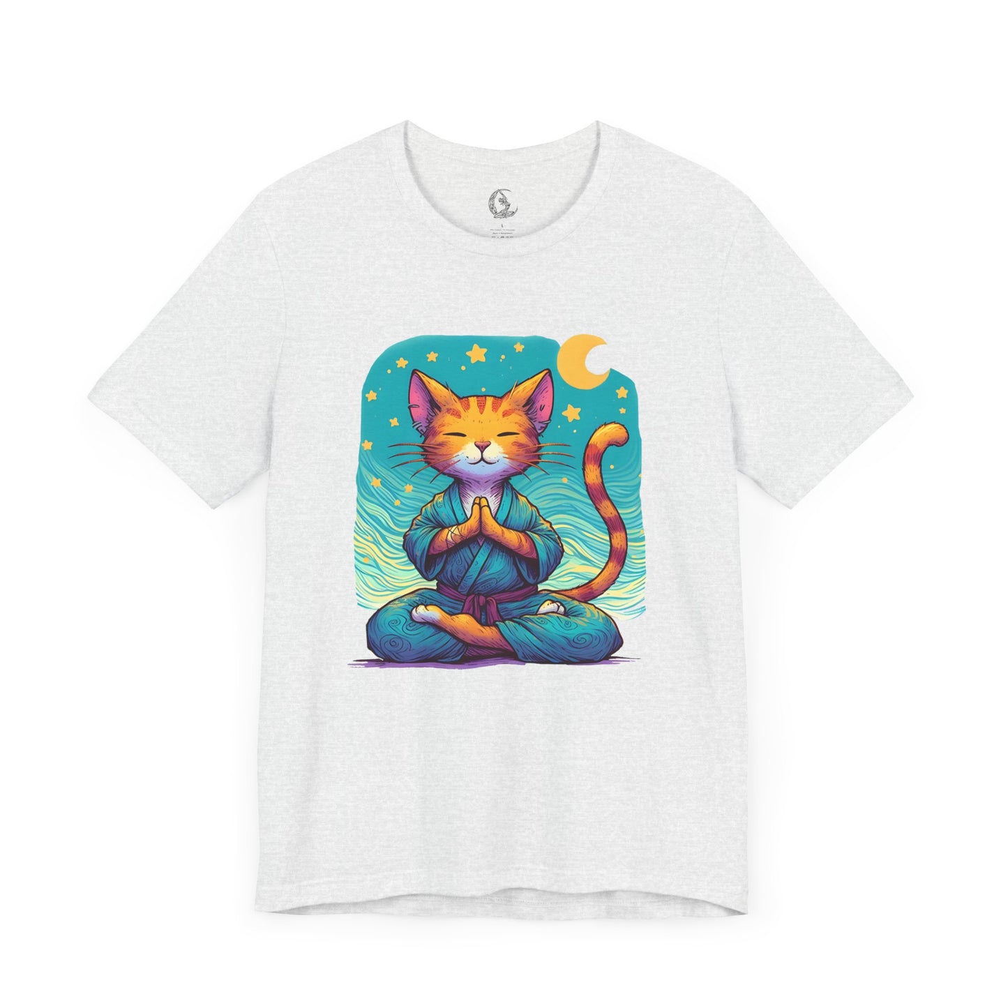 Cute Cat Meditation Tee