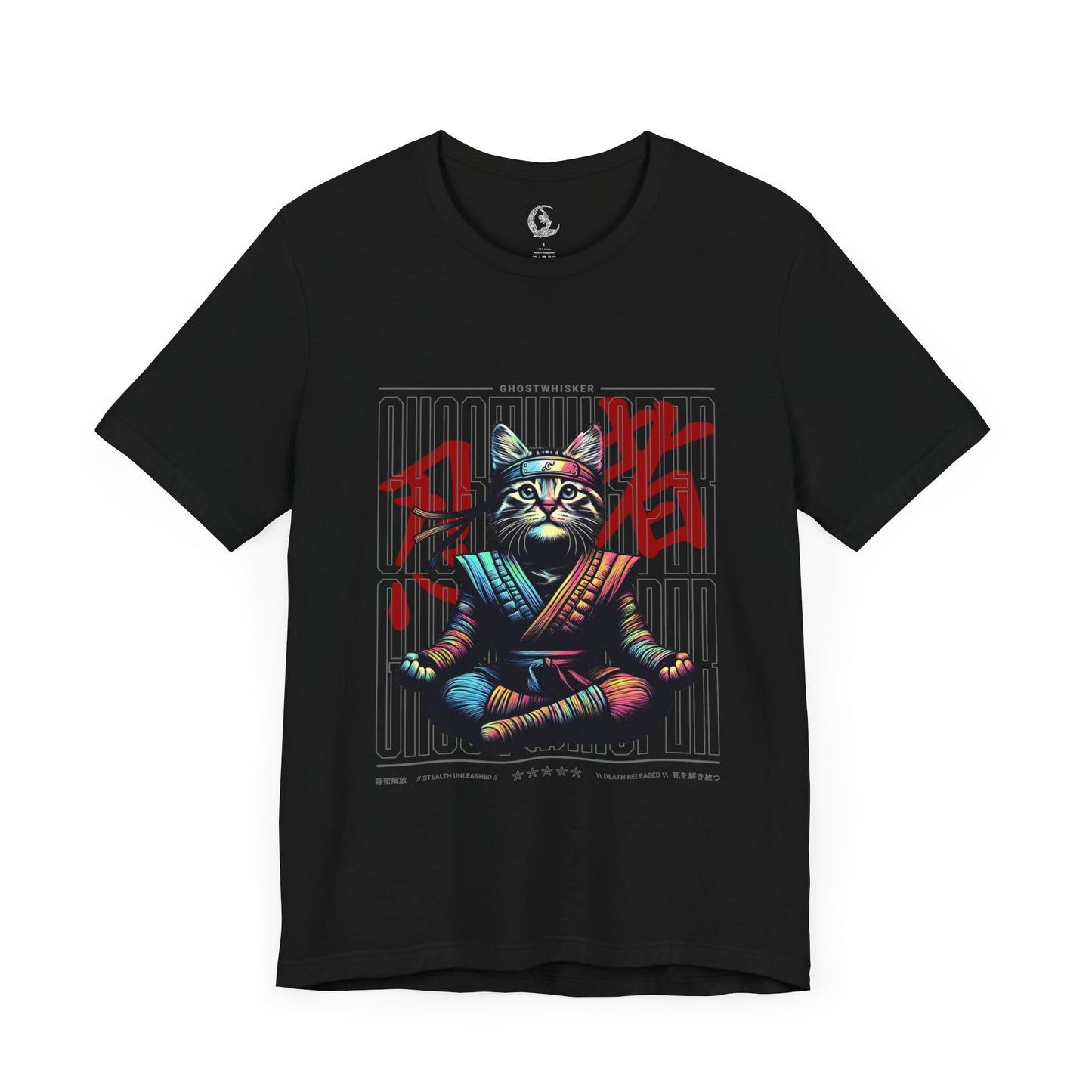 Mask Cat Sleeve Tee